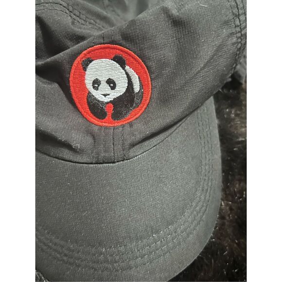 Panda Express Black Cap Printed Logo One Size Fits All - Picture 2 of 3